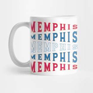 TEXT ART USA MEMPHIS Mug